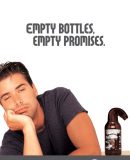 Empty bottles, empty promises.