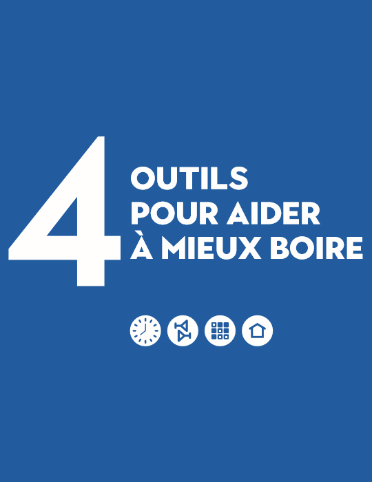 4 outils pour aider à mieux boire