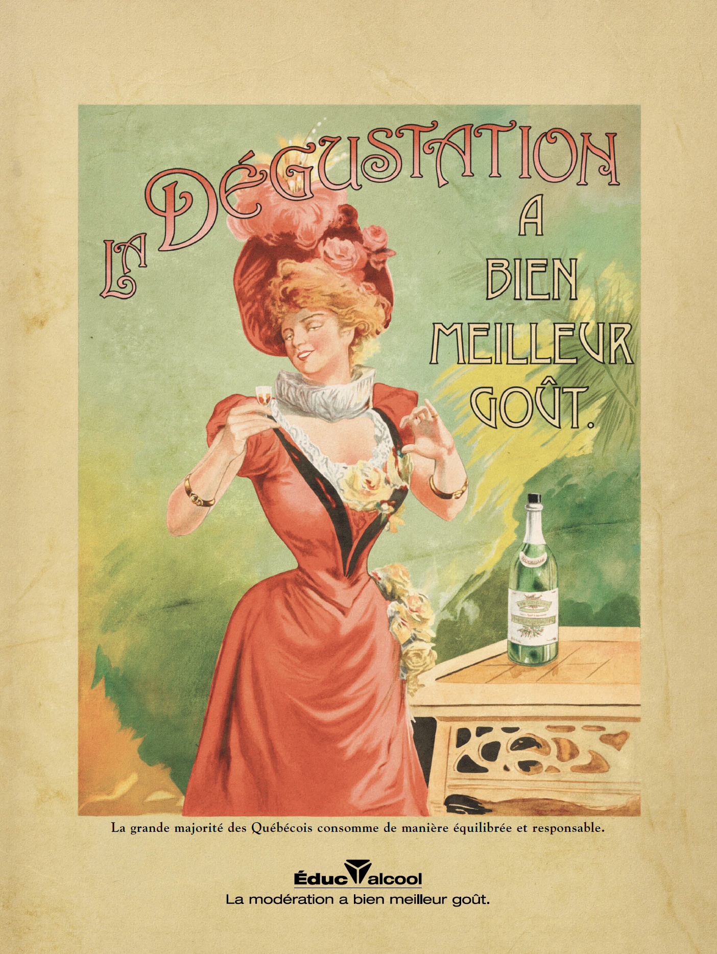 Affiche vintage - Éduc'alcool