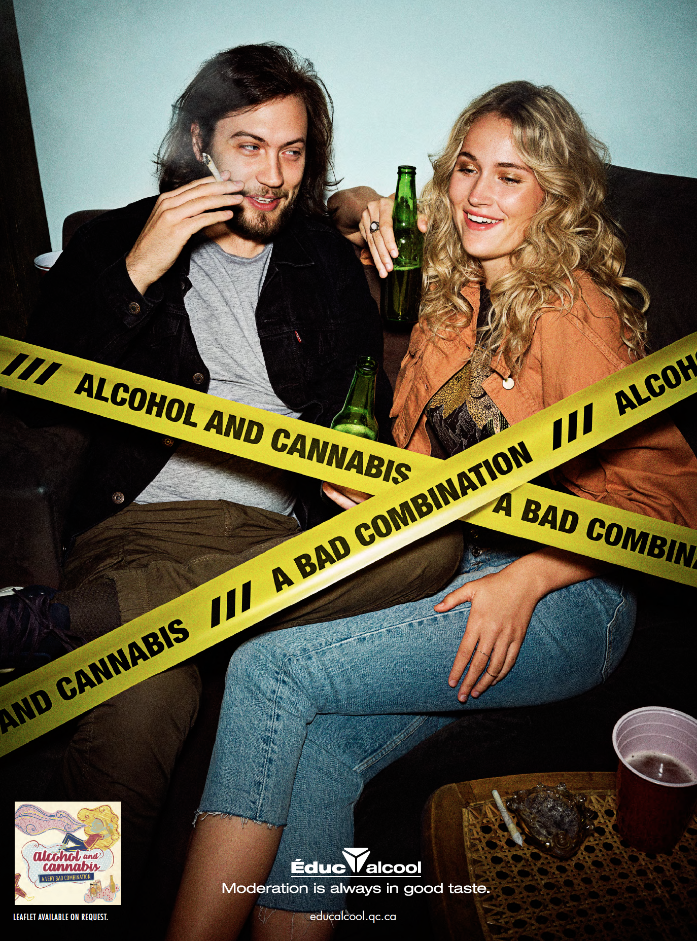 Alcohol and cannabis (poster)
