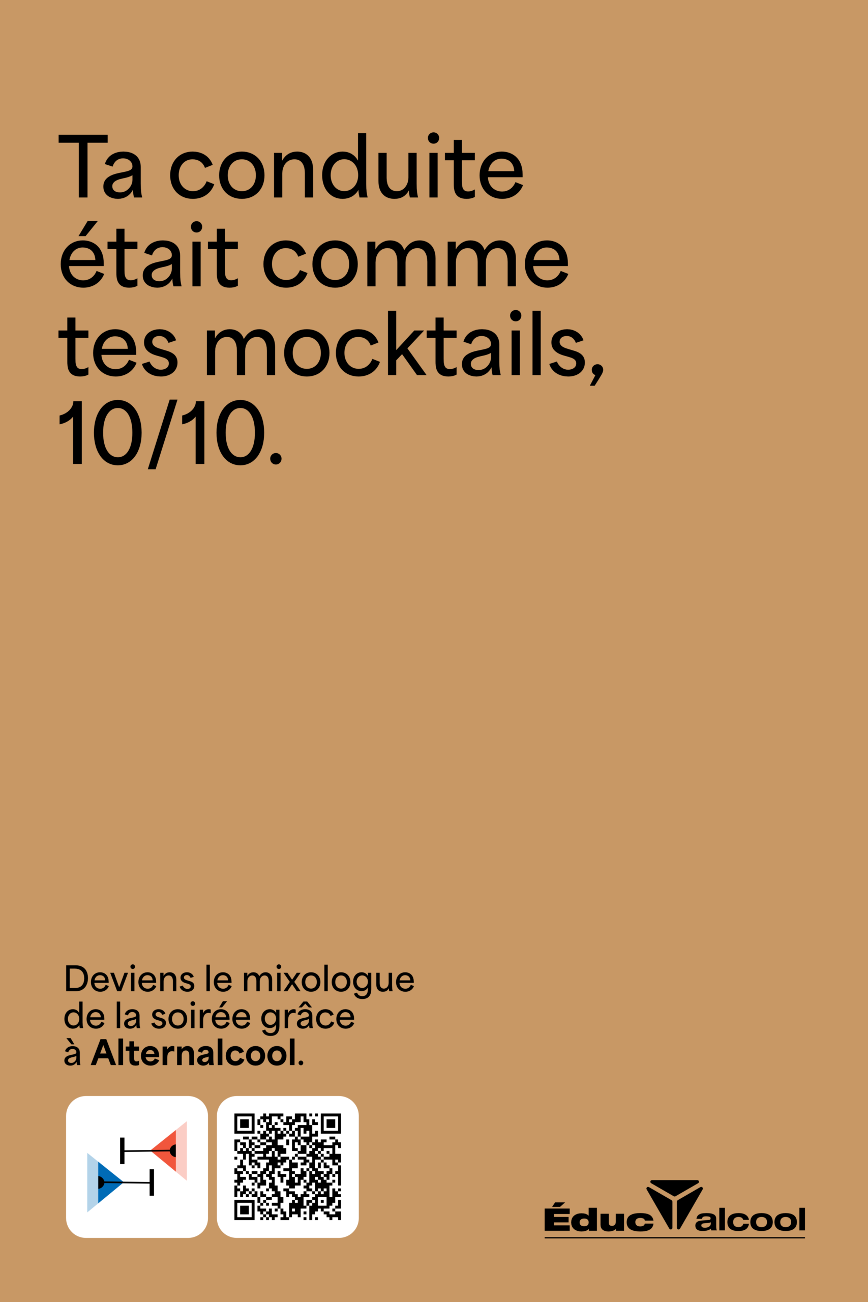 Ta conduite, comme tes cocktails | imprimable
